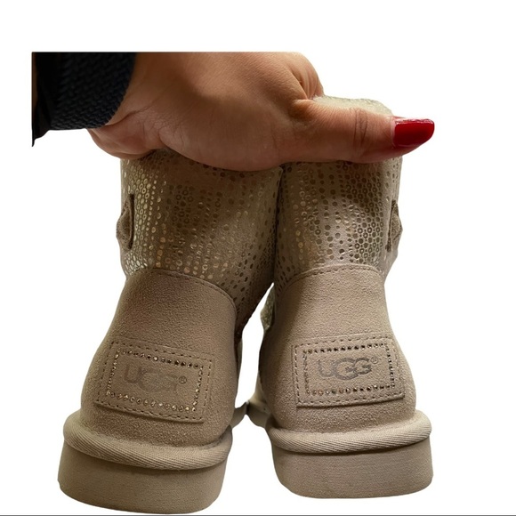 Ugg Bailey Mini button bling boots sz 7 - Picture 6 of 6